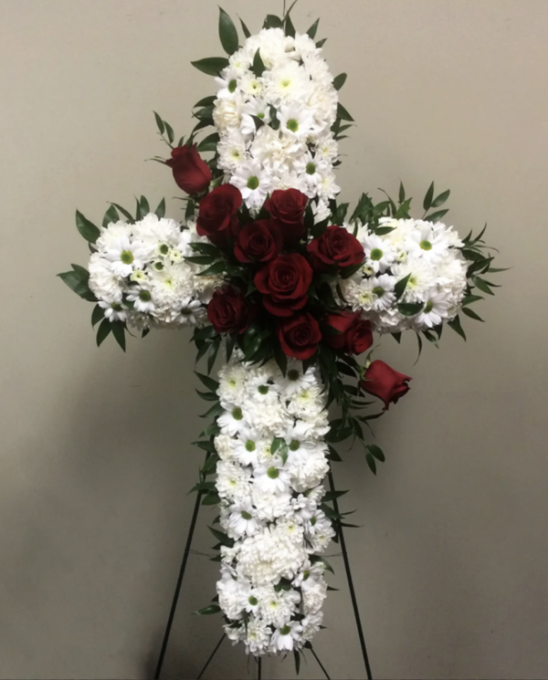 Forever Cherished Funeral Cross