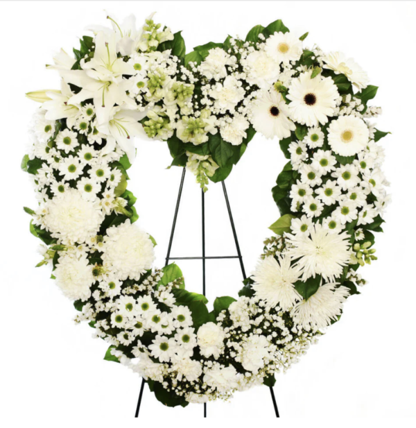 Guardian Angel Funeral Heart
