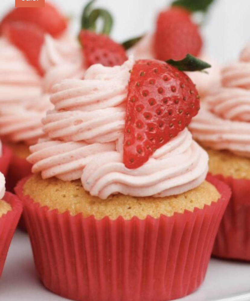 Vanilla Cupcake (12 pieces )